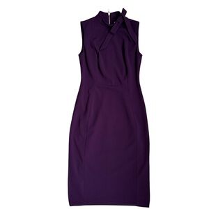 Calvin Klein Deep Purple Midi Dress